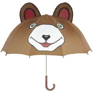 Kidorable brown bear umbrellas 100% Nylon Children&S Bear Umbrellas 