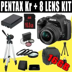  Pentax K r 12.4 MP Digital SLR Camera w/ 18 55mm f/3.5 5.6 