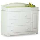 Atlantic Furniture Windsor 3 Dr Changing Table WH