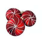   Candy Fantasy Glass Red & Green M&Ms Chocolate Christmas Ornaments 2
