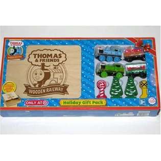  & Friends Thomas Wooden Railway Holiday Gift Box   Target Exclusive