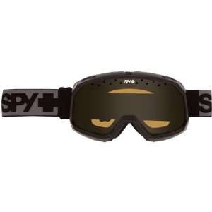 Spy Optic Black Trevor Winter Sport Racing Snowmobile Goggles Eyewear 
