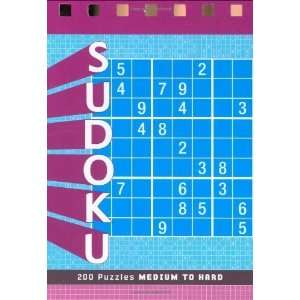  Sudoku: Medium to Hard [Spiral bound]: Xaq Pitkow: Books