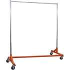  Display Commercial Grade Rolling Z Rack Garment Clothes Rack 