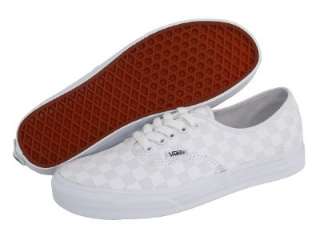 Vans Authentic True White Checkerboard Shoes New In Box  