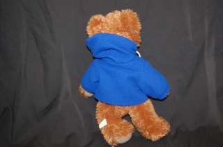 14 Plush PROPERTY CHUCK E Cheese BLUE HOODIE TEDDY Bear Stuffed 