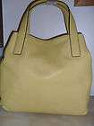 Coccinelle YELLOW LARGE Mila leather handbag shoulder bag