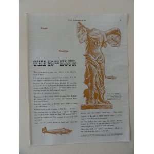  The 25th Hour. Vintage 40s full page print ad. (winged 