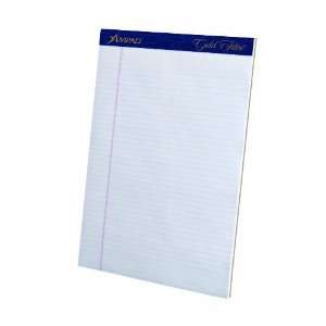  Ampad 20 072R Gold Fibre Perforated Pad, Size 8 1/2x11 3/4 