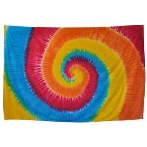  Rainbow Spiral Tie Dye Tapestry: Home & Kitchen