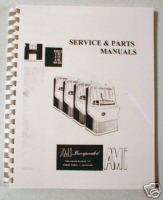 AMI Service & Parts Manual Model H 200 120 100 JDH200  