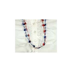  33 inch Red White and Blue Star Beads Arts, Crafts 