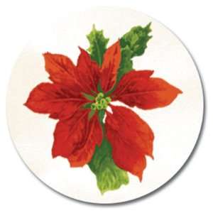  Poinsettia Envelope Seals (pack of 25): Everything Else