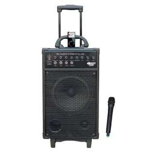   Wireless PA System with iPod Dock and Wireless Microphone 