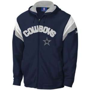  Men`s Dallas Cowboys End Zone Strong Side Full Zip Poly 