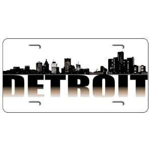  Detroit City License Plate: Automotive