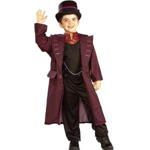  Child Willy Wonka Costume   Small 4 6: Toys & Games