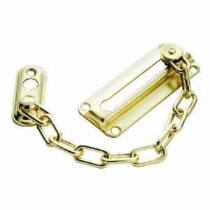 Chain Door Guard in Polished Brass (Set of 10)