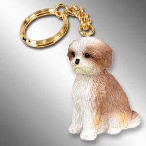  Shih Tzu, Tan, Sport Cut Tiny Ones Dog Keychains (2 1/2 in 