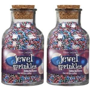 Dean Jacobs Jewel Sprinkles Glass Jar: Grocery & Gourmet Food