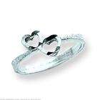 FindingKing Sterling Silver Heart Promise Ring Sz 7