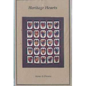  Heritage Heart [Twin, Crib & Queen Size Quilt Pattern 