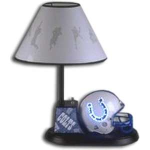   Colts Fiber Optic Mini Helmet Desk Lamp