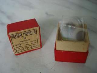 ANTIQUE MEDICAL BOXED SET OF MICROSCOPE SLIDE GLASSES  