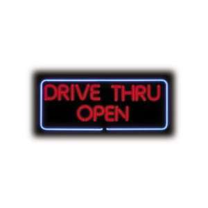  LED Neon Drive Thru Open Sign: Office Products
