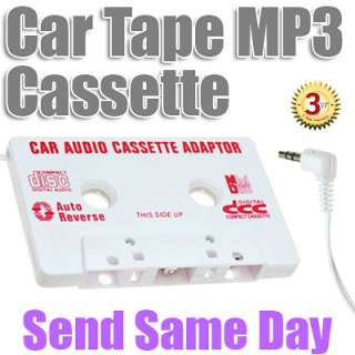 Car Cassette Adapter MP3 Player iPod to Tape Converter  
