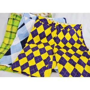 Loudmouth Golf Shorts Loud Mouth Squares John Daly:  Sports 