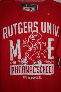 NWT MARC ECKO Rutgers Pharmacy School T  Shirt $34 M Limited Edition 