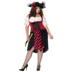  Crimson Pirate Plus Size Costume Toys & Games