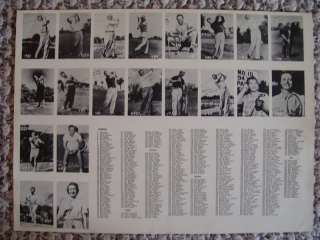 1955 All American Sports Club Comp Set 500 Pix 16 sheet  