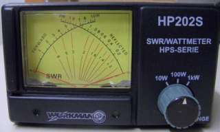 Workman HP202S 1000 watt SWR/Power Meter NEW  