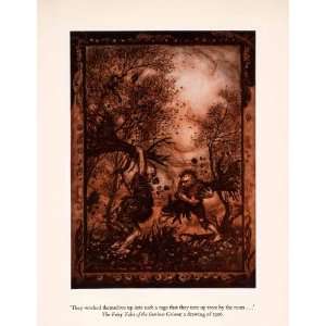   Fairy Tale Tree Rage 1906   Orig. Tipped in Print