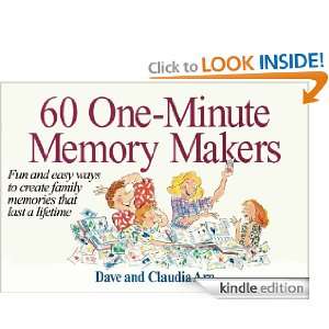 60 One Minute Memory Makers Claudia Arp, David Arp  