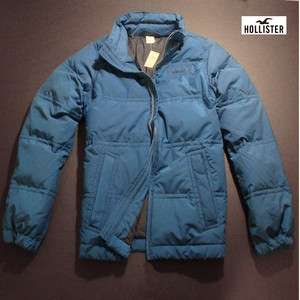   New Hollister by Abercrombie Mens DOWN Jacket Coat Outerwear  