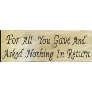  Personalized wood signs plaque with what EVER you want on 