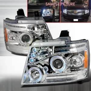  2007 2011 Chevy Avalanche Halo Led Projector Headlights 