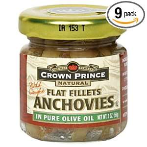 Crown Prince Anchovy, Flat Olive Oil Grocery & Gourmet Food