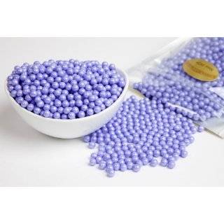 Pearl Lavender Sugar Candy Beads (1 Pound Bag) by Candy Beads