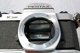 Pentax K1000 camera body only PK K beyonet mount SLR 027075045002 