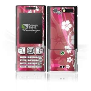  Design Skins for Sony Ericsson T700   Pink Flower Design 
