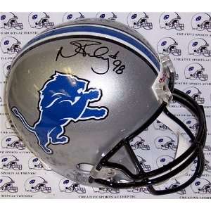  Nick Fairley Autographed/Hand Signed Detroit Lions Full 