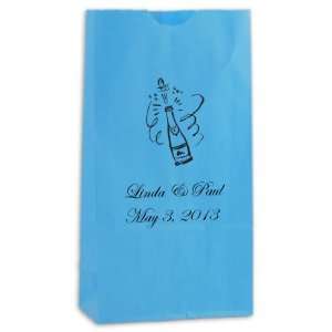  Personalized Goodie Bag   Blue (50 Bags) Arts, Crafts 