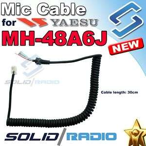 Mic Cable Fr Yaesu MH 48A6J FT 7800R FT 8800 FT 8900  