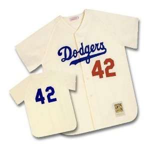  Brooklyn Dodgers Authentic 1955 Jackie Robinson Home Jersey 