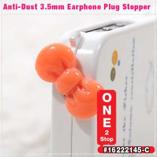 Anti Dust 3.5 mm Earphone Jack Plug Stopper for iPhone 4 Galaxy S2 