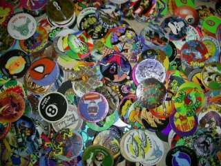 Pogs & Slammers Lot Over 450 Much Variety Plastic Metal Cases vintage 